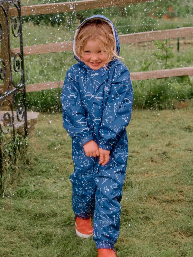 Muddy Puddles Navy Sky Muddy Puddles Waterproof 3 in 1 Puddlesuit - Image 2 of 6