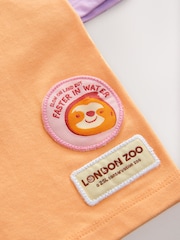 Purple London Zoo Short Sleeve T-Shirt and Cycle Short Set (3mths-7yrs) - Image 9 of 10