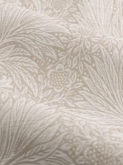 Morris & Co Stone Marigold Jacquard Pencil Pleat Curtain - Image 5 of 6