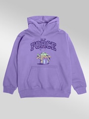 Rags & Rascals Purple Star Wars Mandalorian & Grogu Force Hoodie - Image 1 of 3