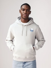 Ice Grey Hokusai Graphic Sweatshirt - Image 3 of 10