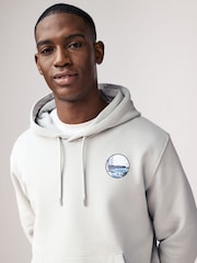 Ice Grey Hokusai Graphic Sweatshirt - Image 5 of 10