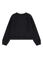 Levi's® Black Textured Rope Logo Long Sleeve Sweatshirt - Image 3 of 4