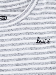 Levi's® Grey Stripe Ballon Sleeve Logo Top - Image 7 of 8