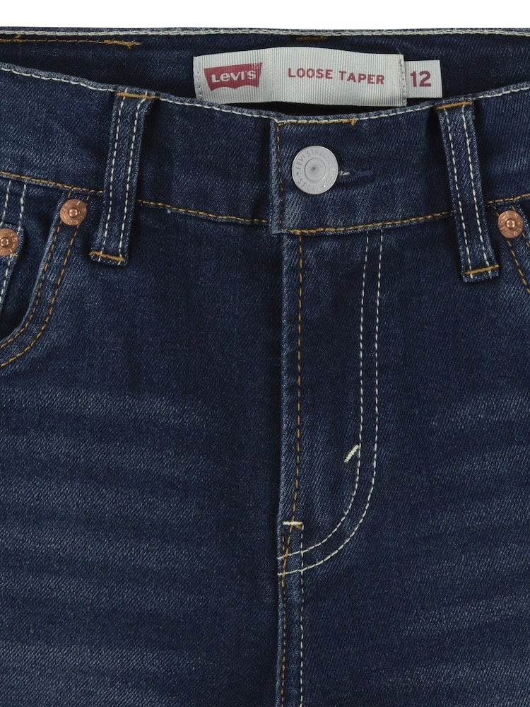 Levi's® Blue Dark Indigo Stay Loose Taper Jeans - Image 6 of 8