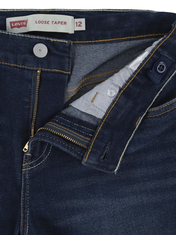 Levi's® Blue Dark Indigo Stay Loose Taper Jeans - Image 7 of 8