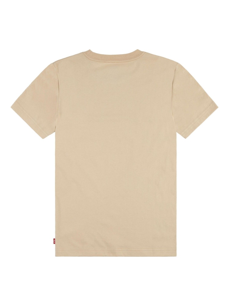 Levi's Natural Mountain Batwing Logo Short Sleeve T-Shirt - Image 2 of 4 Levi's Natural Mountain Batwing Logo Short Sleeve T-Shirt - Image 2 of 4