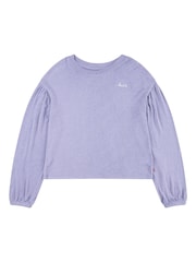 Levi's® Purple Ballon Sleeve Logo Top - Image 2 of 4