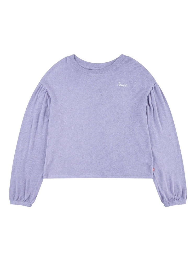 Levi's® Purple Ballon Sleeve Logo Top - Image 2 of 4