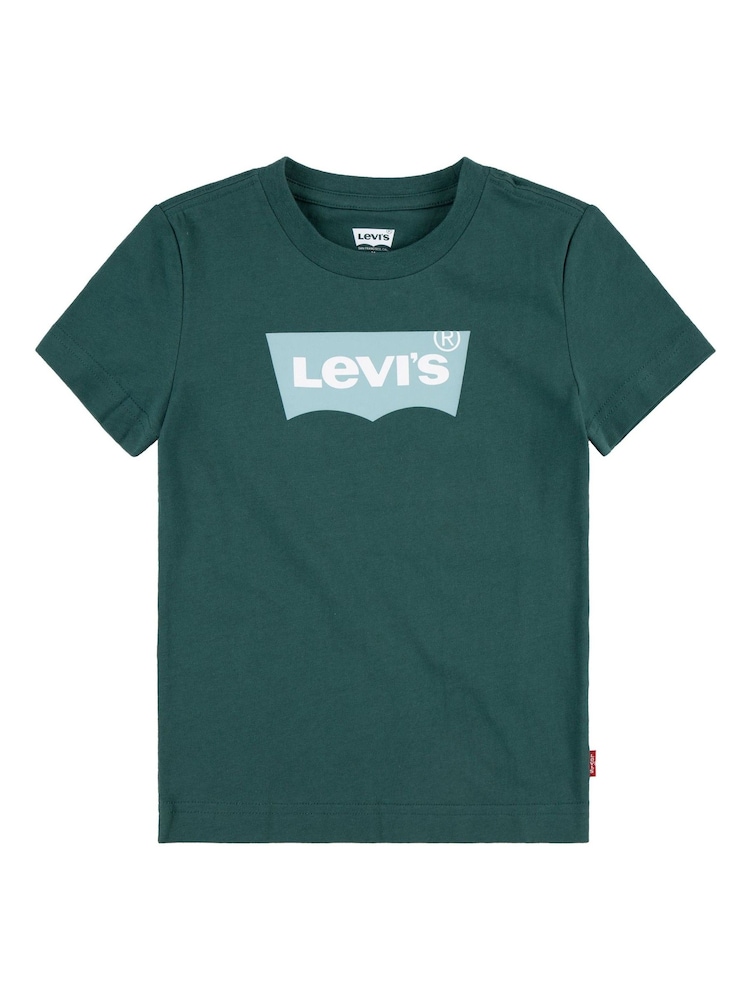 Levi's® Green Baby Batwing Logo Short Sleeve T-Shirt - Image 1 of 4