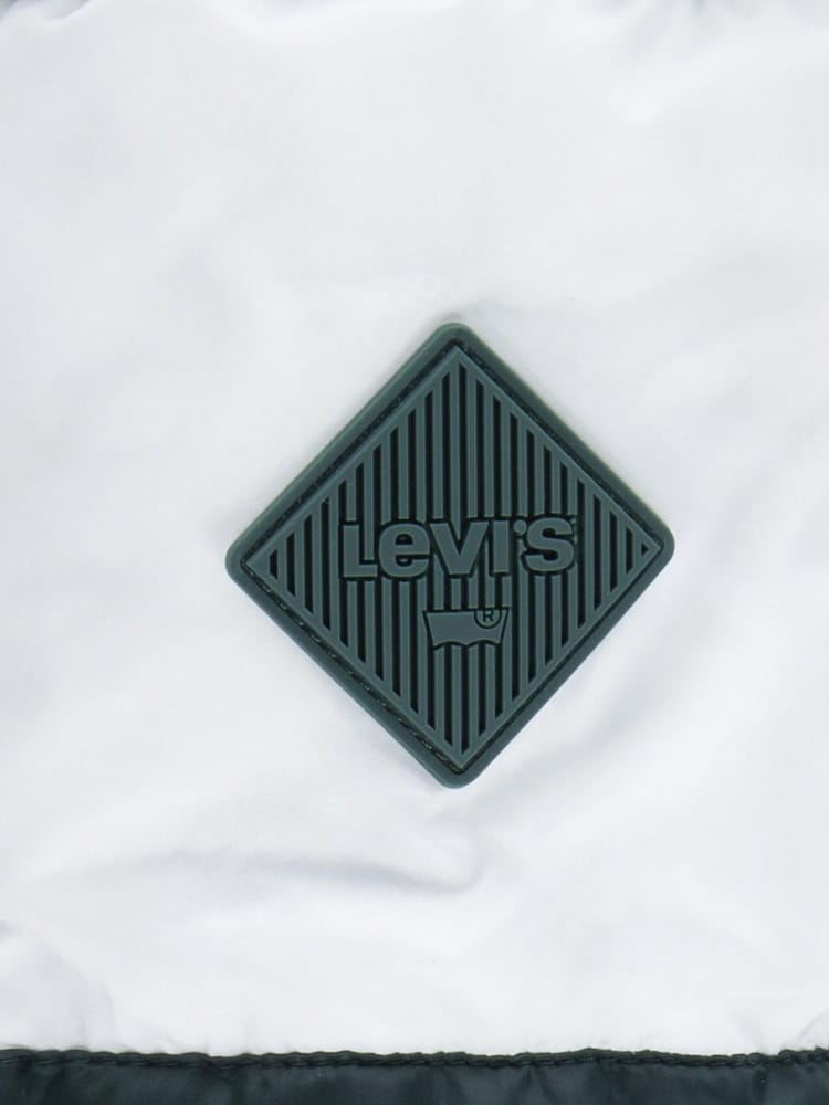 Levi's® Green Colour Block Puffer Coat - Image 6 of 6