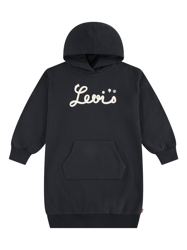 Levi's® Black Logo Hoodie Dress - Image 1 of 4 Levi's® Black Logo Hoodie Dress - Image 1 of 4