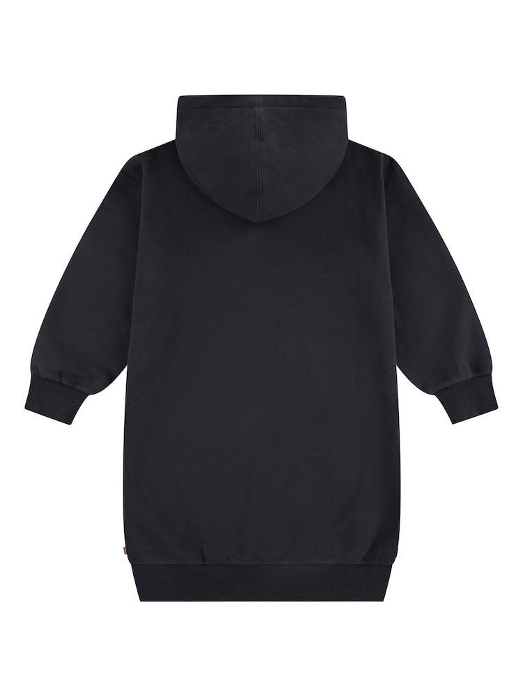 Levi's® Black Logo Hoodie Dress - Image 2 of 4