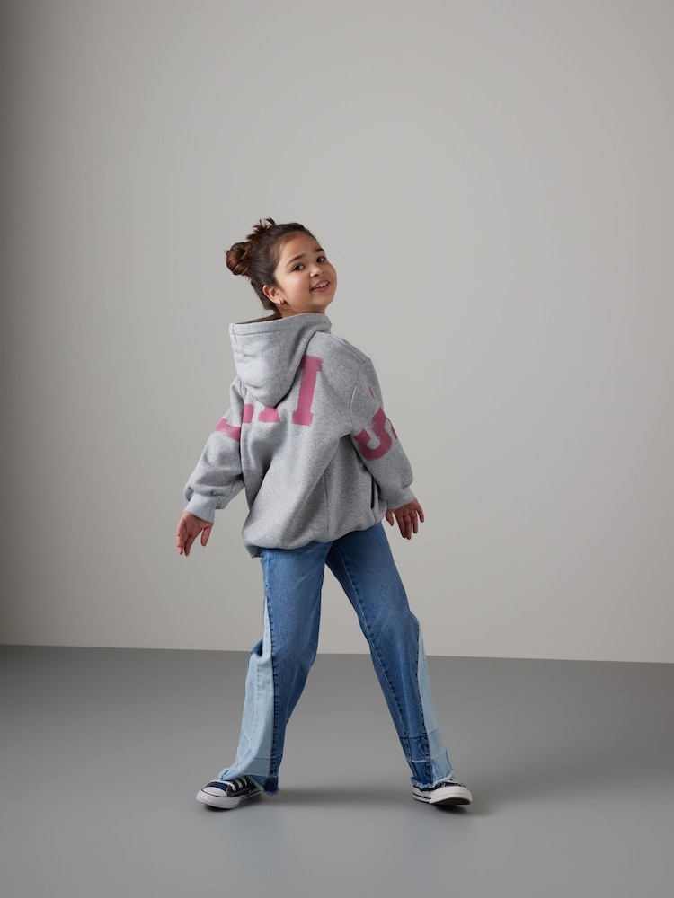 Levi's® Grey Varsity Collegiate Logo Back Print Hoodie - Image 1 of 8