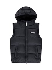 Levi's® Black Logo Padded Gilet - Image 2 of 5