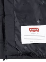 Levi's® Black Logo Padded Gilet - Image 4 of 5