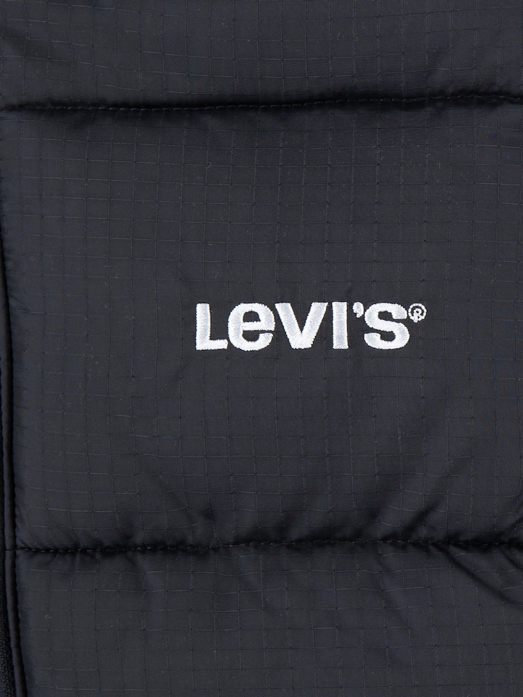Levi's® Black Logo Padded Gilet - Image 5 of 5