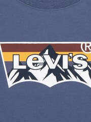Levi's Blue Mountain Batwing Logo Short Sleeve T-Shirt - Image 3 of 3