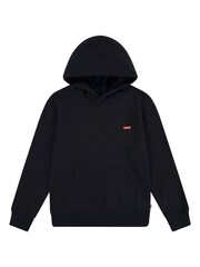 Levi's® Black Chest Batwing Logo Hoodie - Image 3 of 6