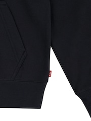 Levi's® Black Chest Batwing Logo Hoodie - Image 5 of 6