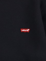 Levi's® Black Chest Batwing Logo Hoodie - Image 6 of 6