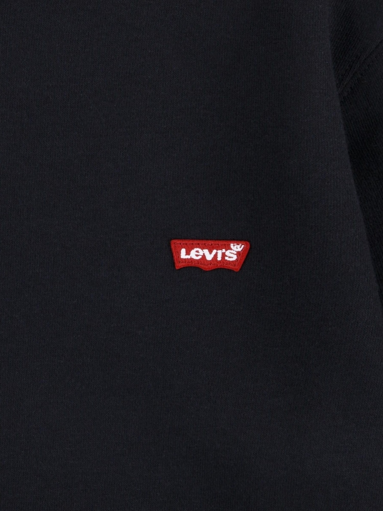 Levi's® Black Chest Batwing Logo Hoodie - Image 6 of 6