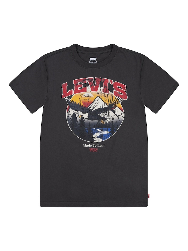 Levi's® Black Eagle Graphic Logo Short Sleeve T-Shirt - Image 2 of 5