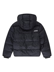 Levi's® Black Core Logo Puffer Coat - Image 4 of 8
