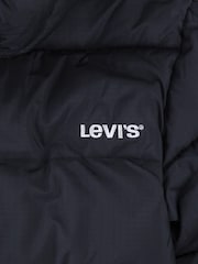 Levi's® Black Core Logo Puffer Coat - Image 7 of 8