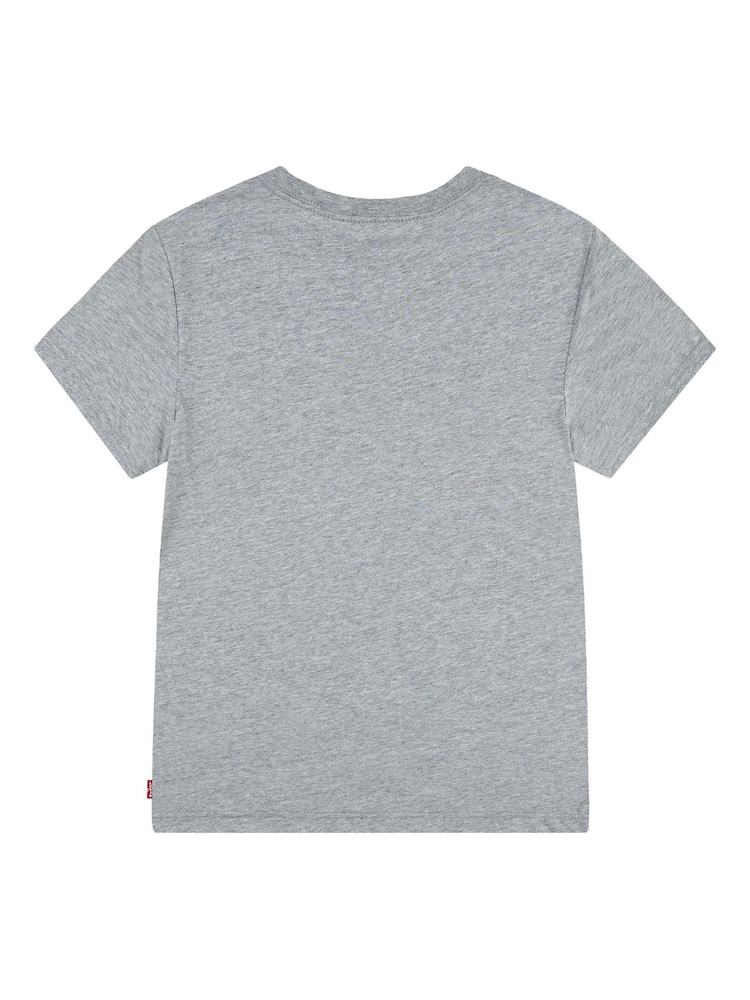 Levi's® Dark Blue Batwing Chest Logo Short Sleeve T-Shirt - Image 2 of 4