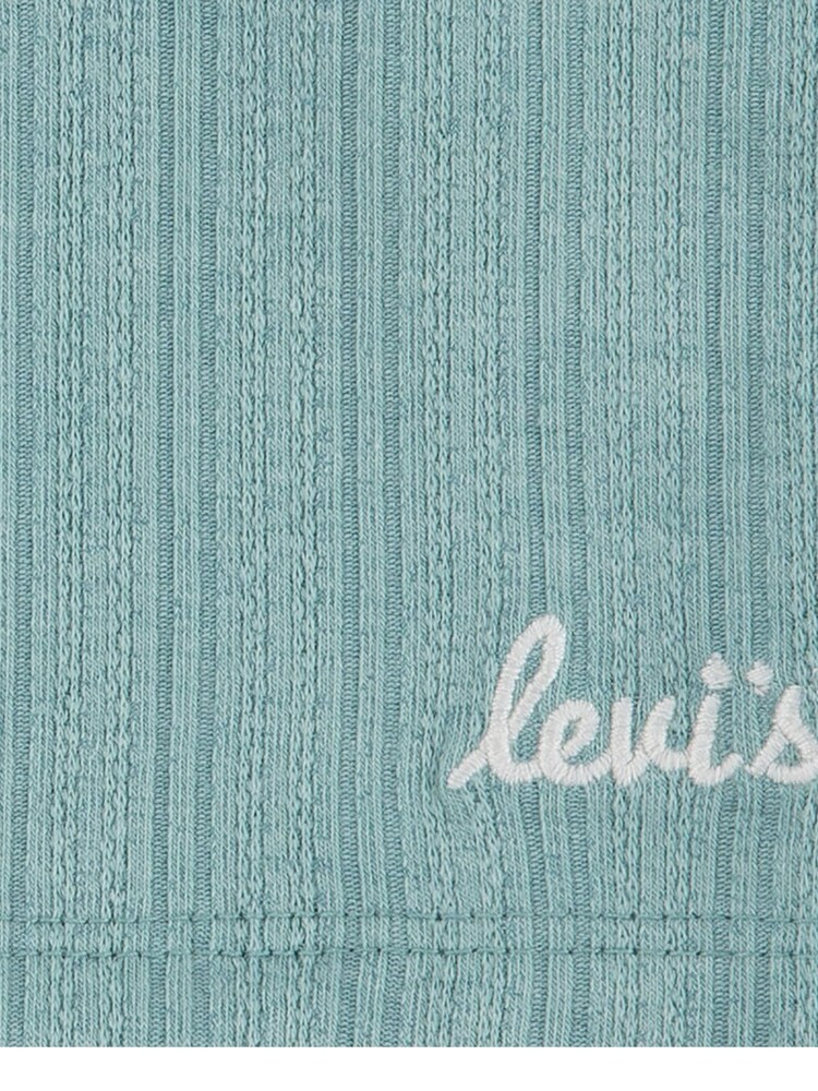 Levi's® Green Ribbed Short Sleeve T-Shirt - Image 6 of 6