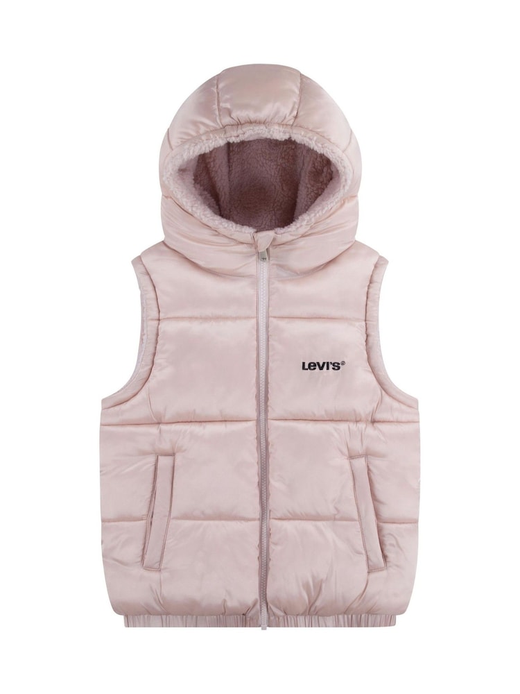 Levi's® Pink Reversible Logo Gilet - Image 1 of 3