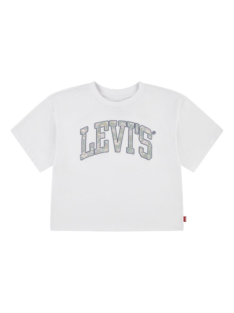 مورد - تيشرت ضيق وقصير بكُم قصير بطبعة شعار من ®Levi's - صورة 1 من 4 مورد - تيشرت ضيق وقصير بكُم قصير بطبعة شعار من ®Levi's - صورة 1 من 4