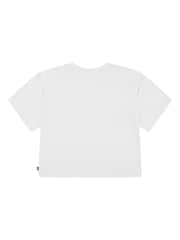 Levi's® White Floral Logo Cropped Short Sleeve T-Shirt - Image 2 of 4