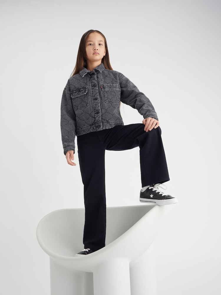 سترة دنيم طراز Trucker من القطن 100% بقصّة واسعة مبطنة من ®Levi's - صورة 1 من 8