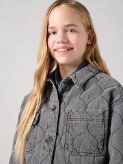 سترة دنيم طراز Trucker من القطن 100% بقصّة واسعة مبطنة من ®Levi's - صورة 2 من 8