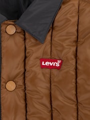 Levi's® Black Logo Reversible Quilted Jacket - Image 15 of 17