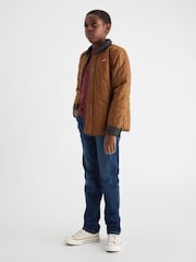Levi's® Black Logo Reversible Quilted Jacket - Image 3 of 17