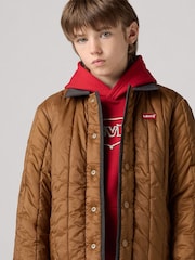 Levi's® Black Logo Reversible Quilted Jacket - Image 4 of 17