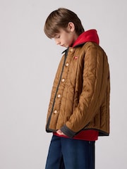 Levi's® Black Logo Reversible Quilted Jacket - Image 5 of 17