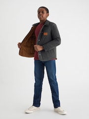 Levi's® Black Logo Reversible Quilted Jacket - Image 7 of 17