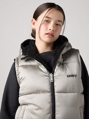 Levi's® Silver Reversible Logo Gilet - Image 3 of 12