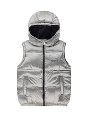 Levi's® Silver Reversible Logo Gilet - Image 7 of 12