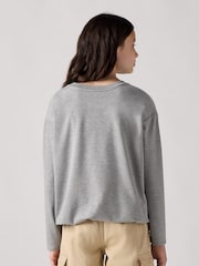 Levi's® Grey Western Cowgirl Logo Long Sleeve T-Shirt - Image 2 of 7