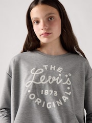 Levi's® Grey Western Cowgirl Logo Long Sleeve T-Shirt - Image 3 of 7