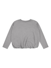 Levi's® Grey Western Cowgirl Logo Long Sleeve T-Shirt - Image 5 of 7
