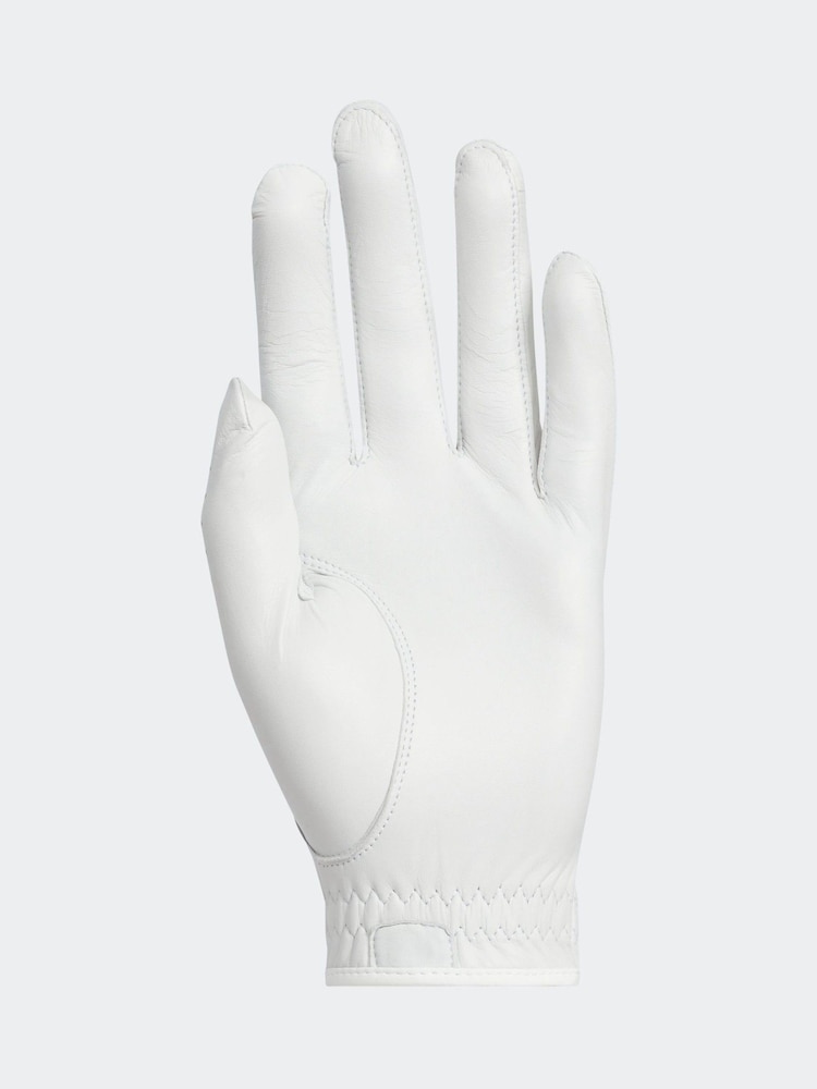 adidas Golf Pro Leather Single White/Black Gloves - Image 2 of 4