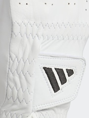 adidas Golf Pro Leather Single White/Black Gloves - Image 3 of 4