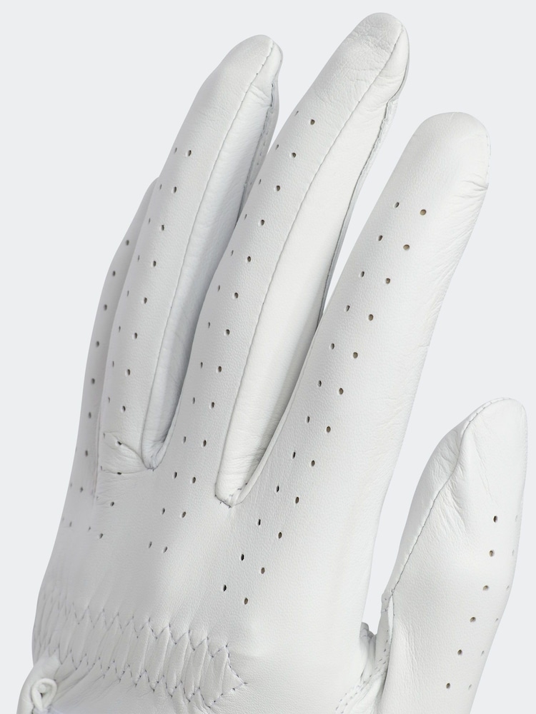 adidas Golf Pro Leather Single White/Black Gloves - Image 4 of 4