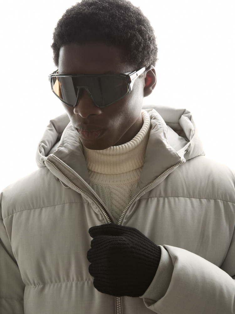 Reiss Lawson Ribbed-Merino Touchscreen Gloves - Bild 2 von 3